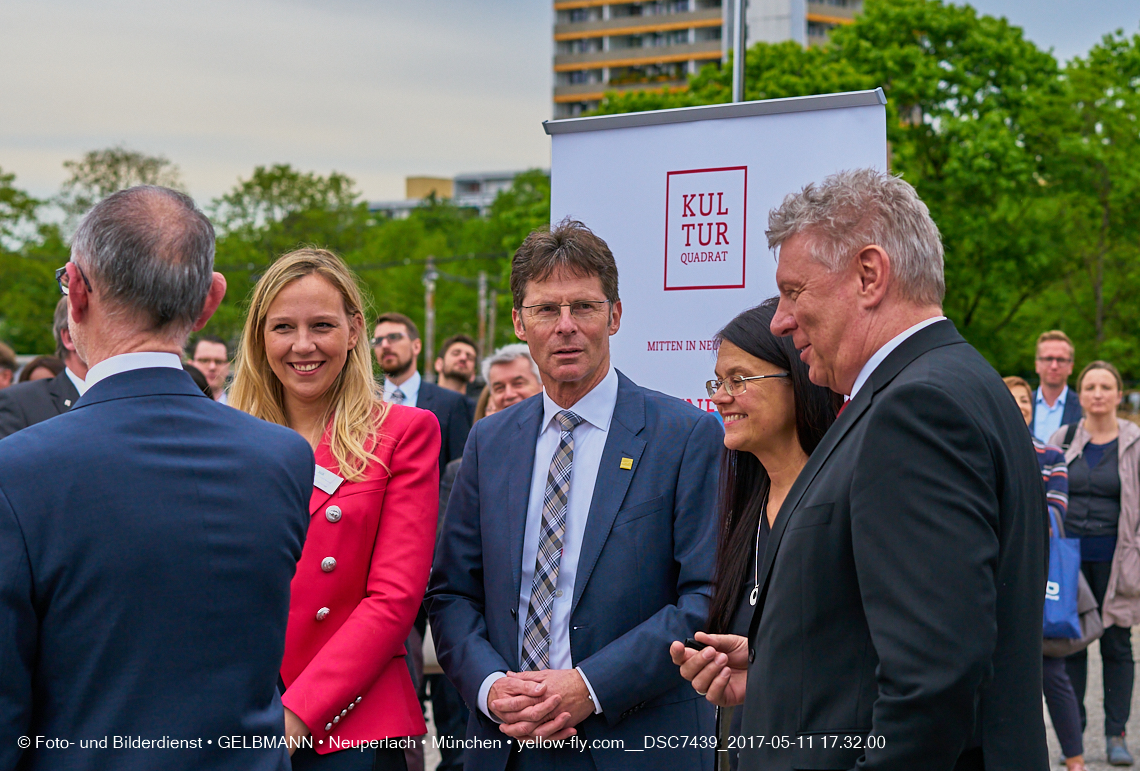 11. Mai 2017 - Grundsteinlegung für die LOGE und dem Kulturquadrat in Neuperlach